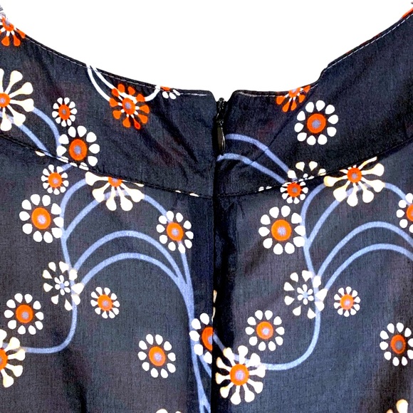 Anthropologie | NWOT Tunic Blouse or Micro Mini Dress in Floral Psychedelic S - Picture 7 of 16